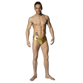 Men's High Leg Shorts - Gold